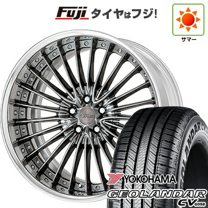【新品国産車用5穴114.3】 夏タイヤ ホイール4本セット 235/55R19 ヨコハマ ジオランダー CV G058 WORK ワーク シュヴァート グラソン 8.5J 19インチ(送料無料)