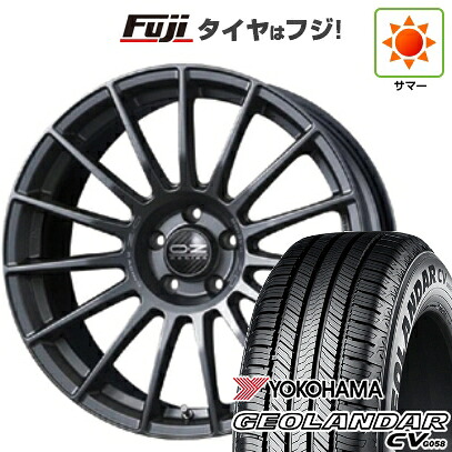 【新品国産車用5穴114.3】 夏タイヤ ホイール4本セット 235/55R18 ヨコハマ ジオランダー CV G058 OZ スーパーツーリズモ LM 8J 18インチ(送料無料)｜フジコーポレーション 196,650円