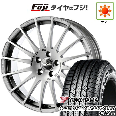 【新品国産車用5穴114.3】 夏タイヤ ホイール4本セット 235/60R18 ヨコハマ ジオランダー CV G058 OZ スーパーツーリズモ GT 8J 18インチ(送料無料)