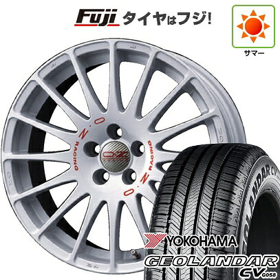 【新品国産車用5穴114.3】 夏タイヤ ホイール4本セット 235/60R18 ヨコハマ ジオランダー CV G058 OZ スーパーツーリズモ WRC 8J 18インチ(送料無料)|フジコーポレーション