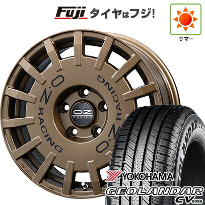 【新品】デリカD5 夏タイヤ ホイール4本セット 215/70R16 ヨコハマ ジオランダー CV G058 OZ ラリーレーシング 7J 16インチ(送料無料)｜フジコーポレーション