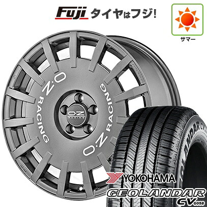 【新品】デリカD5 夏タイヤ ホイール4本セット 215/70R16 ヨコハマ ジオランダー CV G058 OZ ラリーレーシング 7J 16インチ(送料無料)｜フジコーポレーション