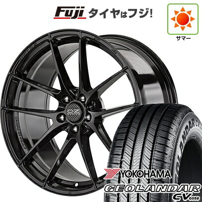【新品国産車用5穴114.3】 夏タイヤ ホイール4本セット 235/55R19 ヨコハマ ジオランダー CV G058 OZ レッジェーラHLT 8J 19インチ(送料無料)