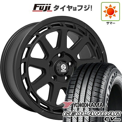 【新品国産車用5穴114.3】 夏タイヤ ホイール4本セット 235/55R18 ヨコハマ ジオランダー CV G058 OZ SPARCO グラベル 8J 18インチ(送料無料)
