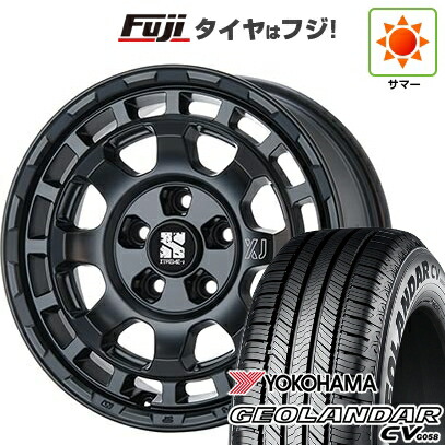 【新品】デリカD5 夏タイヤ ホイール4本セット 235/70R16 ヨコハマ ジオランダー CV G058 MLJ エクストリームJ サバンザ 7J 16インチ(送料無料)