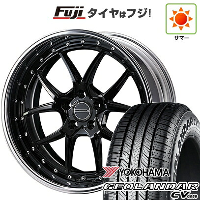 【新品国産車用5穴114.3】 夏タイヤ ホイール4本セット 235/55R19 ヨコハマ ジオランダー CV G058 WEDS ウェッズ マーベリック 1705S 8J 19インチ(送料無料)|フジコーポレーション