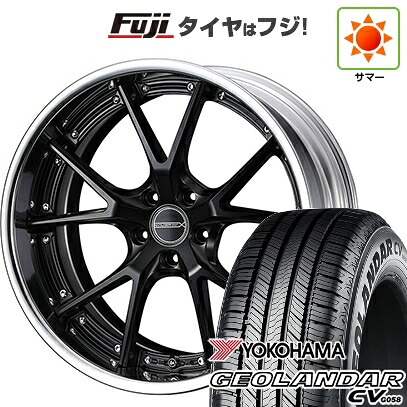 【新品国産車用5穴114.3】 夏タイヤ ホイール4本セット 235/55R19 ヨコハマ ジオランダー CV G058 WEDS ウェッズ マーベリック 905S 7.5J 19インチ(送料無料)|フジコーポレーション