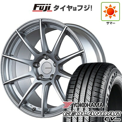 【新品国産車用5穴114.3】 夏タイヤ ホイール4本セット 215/65R16 ヨコハマ ジオランダー CV G058 ブリヂストン ポテンザ SW010 7J 16インチ(送料無料)
