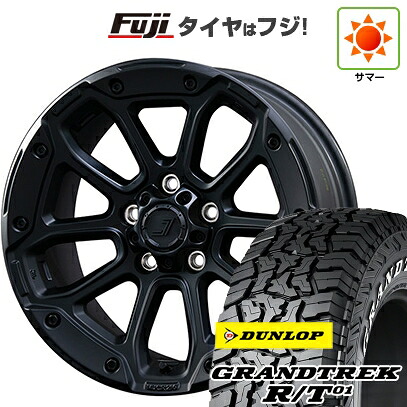 【新品】デリカD5 夏タイヤ ホイール4本セット 225/70R16 ダンロップ グラントレック R/T01 RWL/RBL TUS JAPAN ジェップセン MJCR 216 7.5J 16インチ(送料無料)