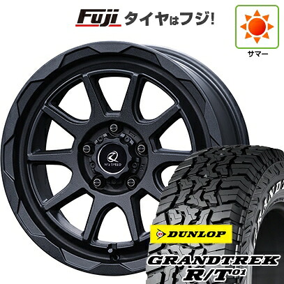 【新品】デリカD5 夏タイヤ ホイール4本セット 235/70R16 ダンロップ グラントレック R/T01 RWL/RBL エムズスピード ジュノウ エムエム 7J 16インチ(送料無料)|フジコーポレーション