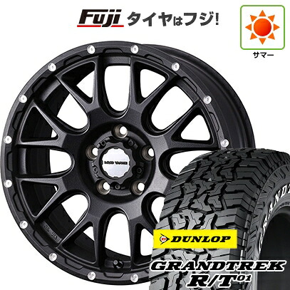 【新品】デリカD5 夏タイヤ ホイール4本セット 225/70R16 ダンロップ グラントレック R/T01 RWL/RBL WEDS ウェッズアドベンチャー マッドヴァンス 08 7J 16インチ(送料無料)