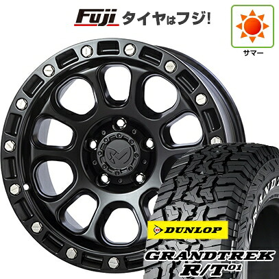 【新品国産車用5穴114.3】 夏タイヤ ホイール4本セット 225/65R17 ダンロップ グラントレック R/T01 RWL/RBL トライスター MKW M204 JP Spec 8J 17インチ(送料無料)