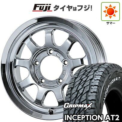 【新品】ジムニー 夏タイヤ ホイール4本セット 175/80R16 グリップマックス インセプション A/TII RWL(限定) トピー ブロウズ rov.9 数量限定 5.5J 16インチ(送料無料)