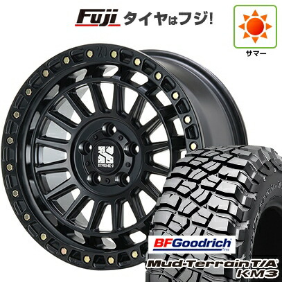 【新品】デリカD5 夏タイヤ ホイール4本セット 245/70R16 BFグッドリッチ マッドテレーンT/A KM3 MLJ エクストリームJ XJ08 7J 16インチ(送料無料)|フジコーポレーション