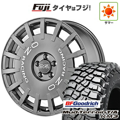 【新品】デリカD5 夏タイヤ ホイール4本セット 245/70R16 BFグッドリッチ マッドテレーンT/A KM3 OZ ラリーレーシング 7J 16インチ(送料無料)