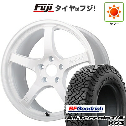 【新品国産車用5穴114.3】 夏タイヤ ホイール4本セット 225/65R17 BFグッドリッチ オールテレーンT/A KO3 RBL RAYS レイズ グラムライツ 57CR LIMITED (OXZ) 7J 17インチ(送料無料)