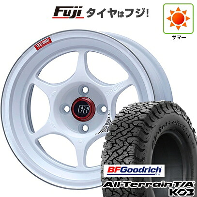 【新品国産車用5穴114.3】 夏タイヤ ホイール4本セット 225/65R17 BFグッドリッチ オールテレーンT/A KO3 RBL ENKEI エンケイ PerformanceLine PF06 マシニングホワイト 7.5J 17インチ(送料無料)