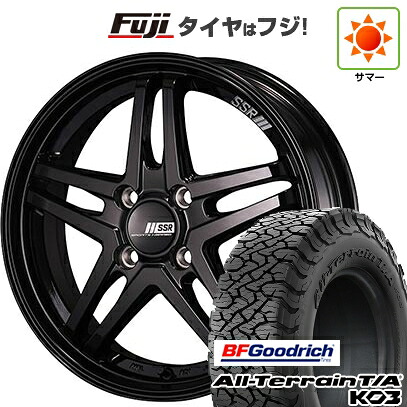 【新品国産車用5穴114.3】 夏タイヤ ホイール4本セット 225/65R17 BFグッドリッチ オールテレーンT/A KO3 RBL SSR GT GTV06 7J 17インチ(送料無料)