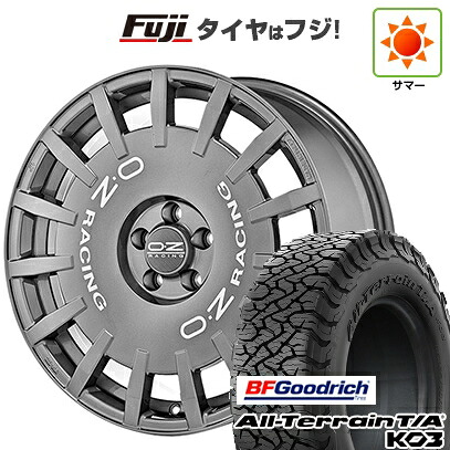 【新品国産車用5穴114.3】 夏タイヤ ホイール4本セット 225/65R17 BFグッドリッチ オールテレーンT/A KO3 RBL OZ ラリーレーシング 7J 17インチ(送料無料)｜フジコーポレーション