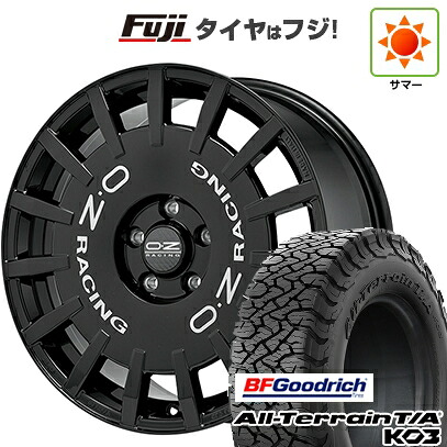 【新品国産車用5穴114.3】 夏タイヤ ホイール4本セット 215/65R16 BFグッドリッチ オールテレーンT/A KO3 RBL OZ ラリーレーシング 7J 16インチ(送料無料)