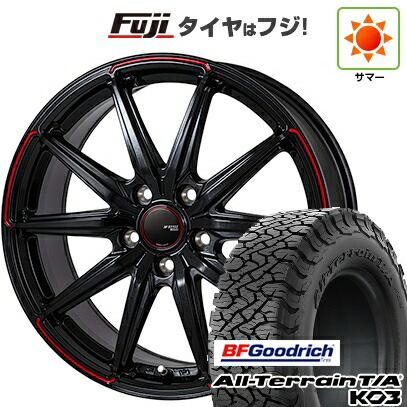 【新品国産車用5穴114.3】 夏タイヤ ホイール4本セット 225/65R17 BFグッドリッチ オールテレーンT/A KO3 RBL モンツァ JPスタイル R55 7J 17インチ(送料無料)