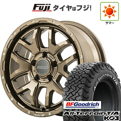 【新品】ランクル70(GDJ76W) 夏タイヤ ホイール4本セット 265/75R16 BFグッドリッチ オールテレーンT/A KO3 RWL RAYS レイズ デイトナ F6ブースト 8J 16インチ(送料無料)