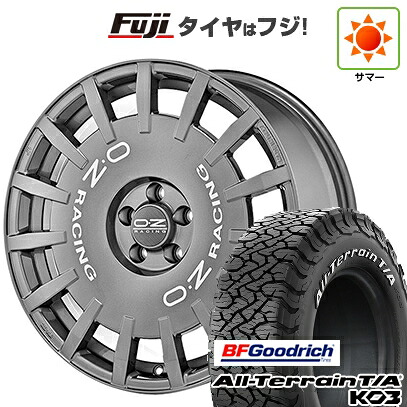 【新品】デリカD5 夏タイヤ ホイール4本セット 245/70R16 BFグッドリッチ オールテレーンT/A KO3 RWL OZ ラリーレーシング 7J 16インチ(送料無料)