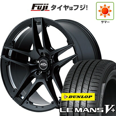【新品国産車用5穴114.3】 夏タイヤ ホイール4本セット 225/45R19 ダンロップ ルマン V+(ファイブプラス) MID WHEELS MID EXCLUSIVE MTW TW025 7.5J 19インチ(送料無料)|フジコーポレーション