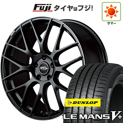 【新品国産車用5穴114.3】 夏タイヤ ホイール4本セット 245/45R19 ダンロップ ルマン V+(ファイブプラス) MID WHEELS MID EXCLUSIVE 028F 7.5J 19インチ(送料無料)