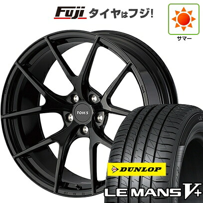 【新品国産車用5穴114.3】 夏タイヤ ホイール4本セット 235/40R19 ダンロップ ルマン V+(ファイブプラス) TOMS トムス(トヨタ車専用) TWF03 8.5J 19インチ(送料無料)|フジコーポレーション