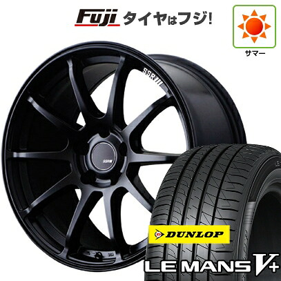【新品国産車用5穴114.3】 夏タイヤ ホイール4本セット 225/40R18 ダンロップ ルマン V+(ファイブプラス) SSR GT GTV02 8.5J 18インチ(送料無料)|フジコーポレーション