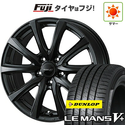 【新品国産車用5穴114.3】 夏タイヤ ホイール4本セット 215/35R19 ダンロップ ルマン V+(ファイブプラス) WEDS ウェッズ エリシア 7.5J 19インチ(送料無料)