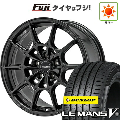 【新品国産車用5穴100】 夏タイヤ ホイール4本セット 225/40R18 ダンロップ ルマン V+(ファイブプラス) OZ SPARCO FF2 8.5J 18インチ(送料無料) 147,800円