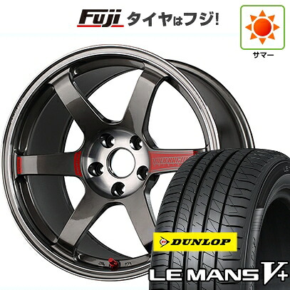 【新品国産車用5穴114.3】 夏タイヤ ホイール4本セット 245/45R19 ダンロップ ルマン V+(ファイブプラス) RAYS レイズ ボルクレーシング TE37 サーガ SL 8.5J 19インチ(送料無料)