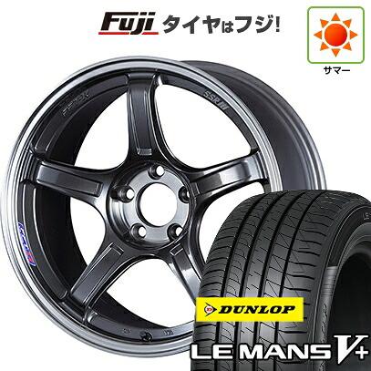 【新品国産車用5穴114.3】 夏タイヤ ホイール4本セット 215/35R19 ダンロップ ルマン V+(ファイブプラス) SSR GT GTX03 8.5J 19インチ(送料無料)|フジコーポレーション