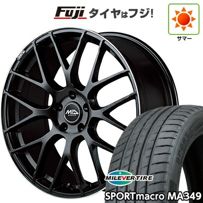 【新品国産車用5穴114.3】 夏タイヤ ホイール4本セット 245/45R19 ミレバー スポーツマクロ MA349（限定） MID WHEELS MID EXCLUSIVE 028F 7.5J 19インチ(送料無料)