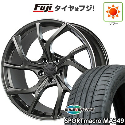 【新品国産車用5穴114.3】 夏タイヤ ホイール4本セット 225/55R19 ミレバー スポーツマクロ MA349（限定） RAYS レイズ VMF C-01 PRIUS EDITION 7J 19インチ(送料無料)｜フジコーポレーション