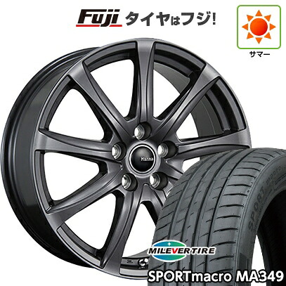 【新品国産車用5穴114.3】 夏タイヤ ホイール4本セット 225/35R20 ミレバー スポーツマクロ MA349（限定） TWS ハンナ TL9 トヨタ･レクサス専用 8.5J 20インチ(送料無料)