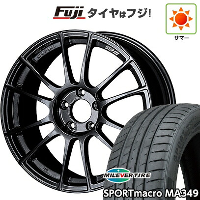 【新品国産車用5穴114.3】 夏タイヤ ホイール4本セット 245/35R19 ミレバー スポーツマクロ MA349（限定） SSR GT GTX04 9.5J 19インチ(送料無料) 104,300円
