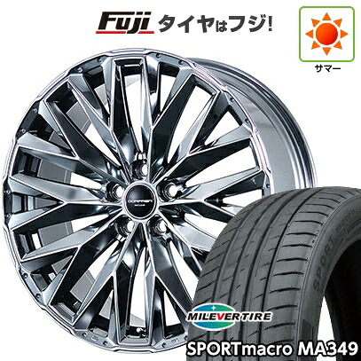 【新品国産車用5穴114.3】 夏タイヤ ホイール4本セット 225/35R20 ミレバー スポーツマクロ MA349（限定） トピー ドルフレン エクスクルーシブ TLM-01 数量限定 8.5J 20インチ(送料無料) 105,350円