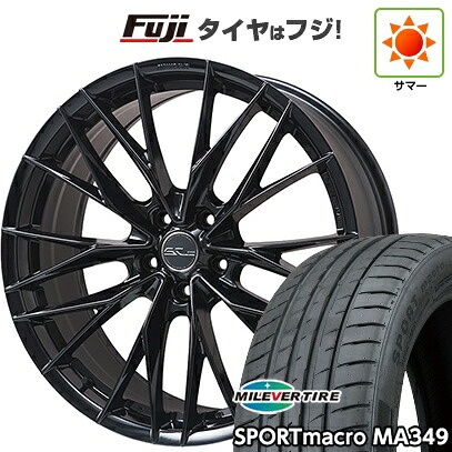 【新品国産車用5穴114.3】 夏タイヤ ホイール4本セット 215/35R19 ミレバー スポーツマクロ MA349（限定） WORK ワーク シュヴァート ブルネン LX 8J 19インチ(送料無料) 97,185円