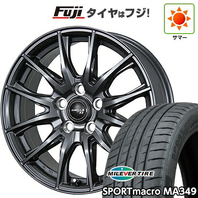 【新品国産車用5穴114.3】 夏タイヤ ホイール4本セット 215/55R17 ミレバー スポーツマクロ MA349（限定） トピー シビラ NEXT X2 7J 17インチ(送料無料)