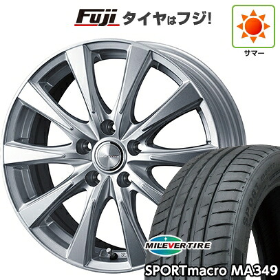 【新品国産車用5穴114.3】 夏タイヤ ホイール4本セット 235/55R18 ミレバー スポーツマクロ MA349（限定） WEDS ウェッズ ジョーカー スピリッツ 7.5J 18インチ(送料無料)