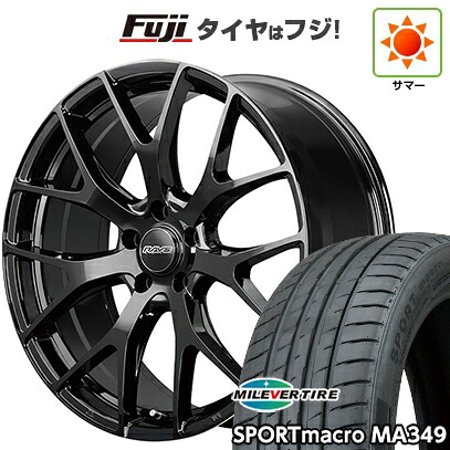 【新品国産車用5穴114.3】 夏タイヤ ホイール4本セット 245/40R20 ミレバー スポーツマクロ MA349（限定） RAYS レイズ SEASON SELECTION ホムラ RS 2X7FT 8.5J 20インチ(送料無料)