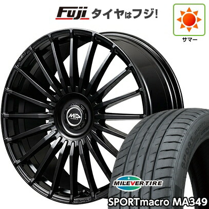 【新品国産車用5穴114.3】 夏タイヤ ホイール4本セット 225/45R18 ミレバー スポーツマクロ MA349（限定） MID WHEELS MID EXCLUSIVE 020F 8J 18インチ(送料無料)