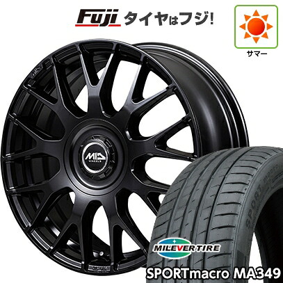 【新品国産車用5穴100】 夏タイヤ ホイール4本セット 205/50R17 ミレバー スポーツマクロ MA349(限定) MID WHEELS MID EXCLUSIVE 029M 7J 17インチ(送料無料)|フジコーポレーション