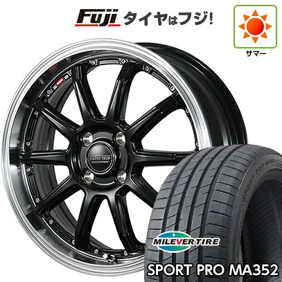 【新品国産車用5穴100】 夏タイヤ ホイール4本セット 215/45R17 ミレバー スポーツプロ MA352(限定) ブレスト バーンズテック S10-DP 7J 17インチ(送料無料)|フジコーポレーション