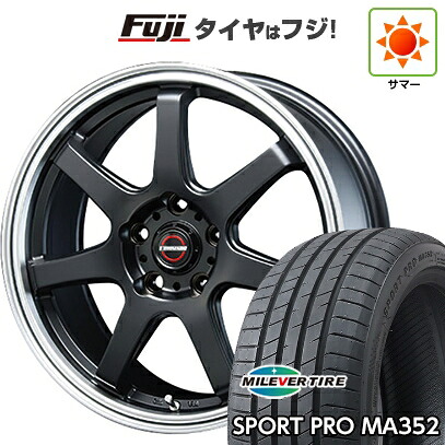 【新品国産車用5穴100】 夏タイヤ ホイール4本セット 215/45R17 ミレバー スポーツプロ MA352(限定) ブレスト ユーロマジック タイプS-07 7.5J 17インチ(送料無料)｜フジコーポレーション