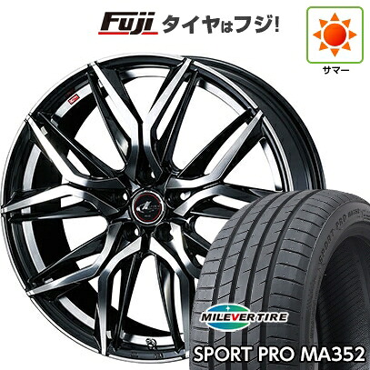 【新品】シエンタ 2022- 夏タイヤ ホイール4本セット 205/45R17 ミレバー スポーツプロ MA352(限定) WEDS ウェッズ レオニス LM 7J 17インチ(送料無料)｜フジコーポレーション