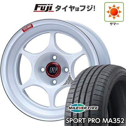 【新品国産車用5穴100】 夏タイヤ ホイール4本セット 215/45R17 ミレバー スポーツプロ MA352(限定) ENKEI エンケイ PerformanceLine PF06 マシニングホワイト 7.5J 17インチ(送料無料)